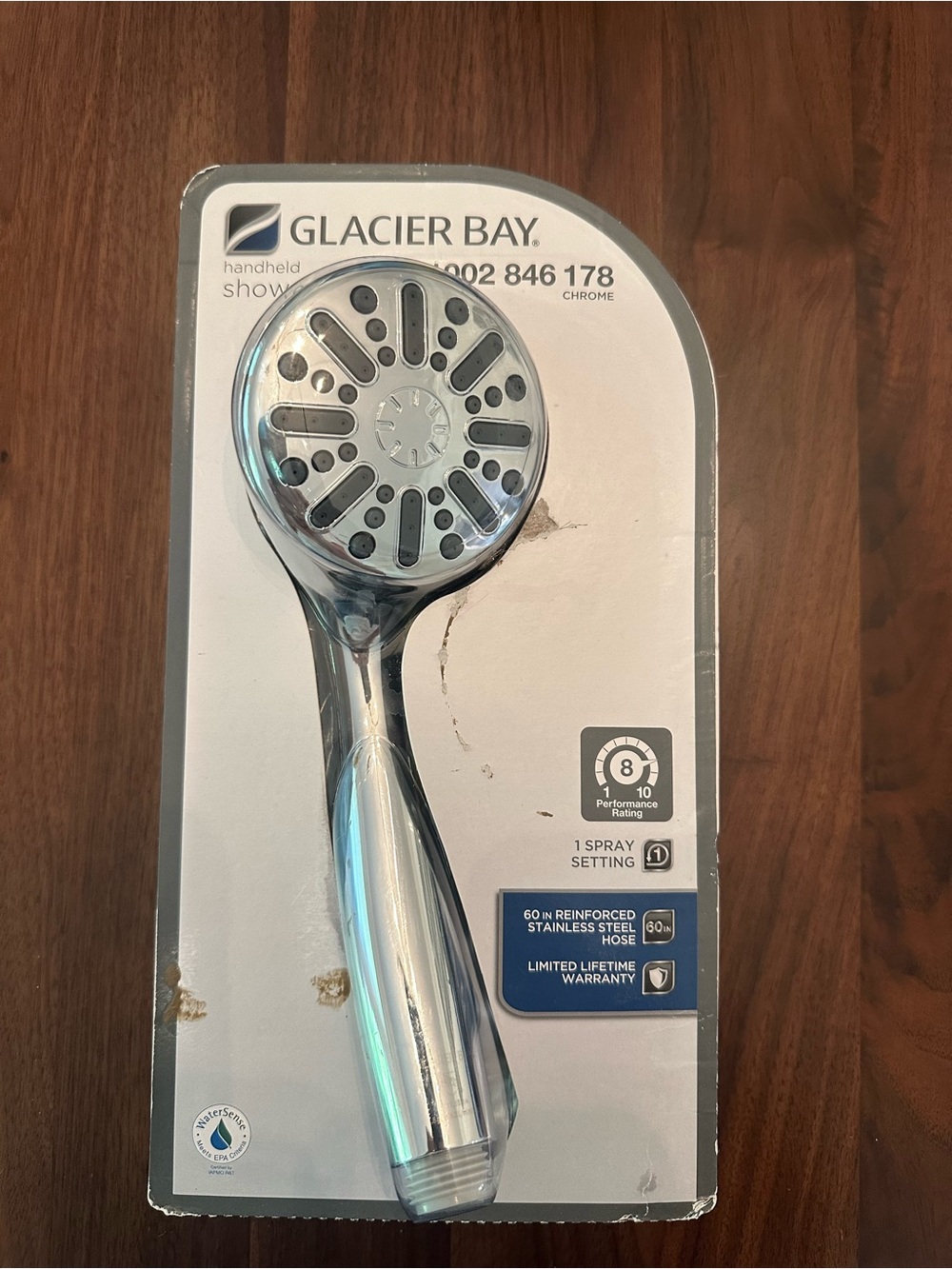 Glacier Bay Handheld Shower Head - Chrome